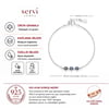 Servi 925 Ayar Iris Trio Bileklik