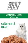 Aw. Adult Cat Beef Jelly 415 Gr*24