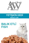 Aw. Adult Cat Fısh Jelly 415 Gr*24