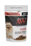 Aw.Küç.Irk Adult Dog Sos Parça Sığır Etli Pouch*24