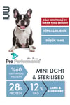 Pro Perf. Mini Light&Steril. Lamb&Bluber.7 Kg