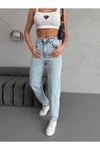 ARA BEDEN BLUE SNOW WASH LYCRA MOM JEAN