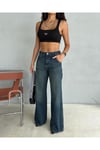 BAGGY FIT PENS DETAYLI TİNT YIKAMALI JEAN