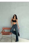 BAGGY FIT PENS DETAYLI TİNT YIKAMALI JEAN