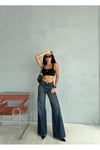 BAGGY FIT PENS DETAYLI TİNT YIKAMALI JEAN