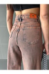 BASİC DENİM BAGGY PANTOLON KIZIL TİNT YIKAMALI
