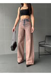 BASİC DENİM BAGGY PANTOLON KIZIL TİNT YIKAMALI