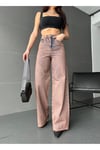 BASİC DENİM BAGGY PANTOLON KIZIL TİNT YIKAMALI