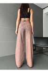 BASİC DENİM BAGGY PANTOLON KIZIL TİNT YIKAMALI
