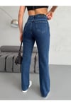 DARK BLUE STRAİGHT BORU PAÇA JEAN