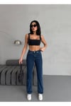 DARK BLUE STRAİGHT BORU PAÇA JEAN