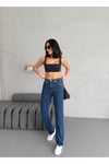 DARK BLUE STRAİGHT BORU PAÇA JEAN