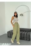 DİZ PİLELİ PARAŞÜT PANTOLON ÇAĞLA