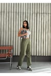 DİZLERİ PİLE DETAYLI PARAŞÜT PANTOLON