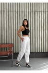 DİZLERİ PİLE DETAYLI PARAŞÜT PANTOLON
