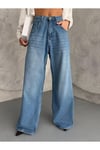 EXTRA BAGGY FRESH MAVİ DENIM PANTOLON