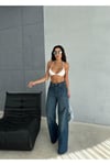 EXTRA BAGGY TİNT DENIM PANTOLON