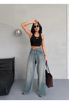 EXTRA BAGGY TİNT MAVİ DENIM PANTOLON