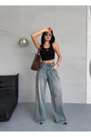 EXTRA BAGGY TİNT MAVİ DENIM PANTOLON