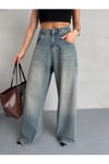 EXTRA BAGGY TİNT MAVİ DENIM PANTOLON