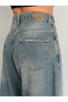 EXTRA BAGGY TİNT MAVİ DENIM PANTOLON