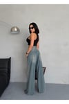 EXTRA BAGGY TİNT MAVİ DENIM PANTOLON
