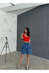 KARGO CEPLİ BERMUDA ŞORT