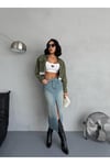 MAXI BOY YIRTMAÇLI TİNT JEAN ETEK