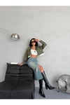 MAXI BOY YIRTMAÇLI TİNT JEAN ETEK
