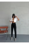 ÖN PİLELİ BALOON FİT FÜME JEAN
