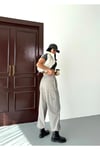PARAŞÜT KUMAŞ KARGO CEPLİ BEL VE PAÇA LASTİK DETAYLI PANTOLON