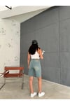 YANLARDAN  YIRTMAÇLI  KOT  ŞORT