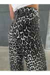 ZEO BASİC BAGGY PANTOLON LEOPAR  DESENLİ