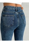 ZEO BASİC LİKRALI MOM JEAN BUZ MAVİ