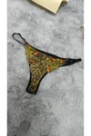 Çiçek Desenli Dantel & Tül Sütyen Külot Takımı Bralet Külot Takımı