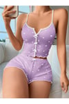 Kadın Desenli Pamuk Pijama Takımı