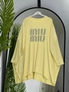 Taş Baskılı Oversize Penye Tunik