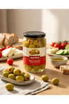 Biberli Yeşil Zeytin 400 gr (141/160) 4XL Cam Kavanoz
