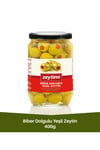 Biberli Yeşil Zeytin 400 gr (141/160) 4XL Cam Kavanoz