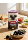 Doğal Salamura Gemlik Siyah Zeytin 800 Gr (261/290) M Az Tuzlu