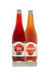Doğal Üzüm Şırası 1 Litre & Doğal Demirhindi Şerbeti 1 Litre