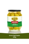 Kırma Yeşil Zeytin 400 gr (141/160) 4XL Cam Kavanoz