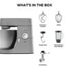 Kenwood Chef XL Mutfak Şefi Stand Mikser Silver 1200 Watt 6,7 Lt KVL4170S