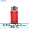 0 Mm Boncuk Şeker Kırmızı   (1000 Gr)