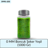 0 Mm Boncuk Şeker Yeşil   (1000 Gr)