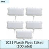 1031 Plastik Fiyat Etiketi (100 Adet)