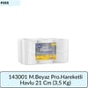 143001 M. Beyaz  Hareketli Havlu 6R 21cm (3,5 KG)