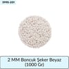2 Mm Boncuk Şeker Beyaz   (1000 Gr)