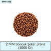 2 Mm Boncuk Şeker Bronz   (1000 Gr)