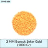 2 Mm Boncuk Şeker Gold   (1000 Gr)